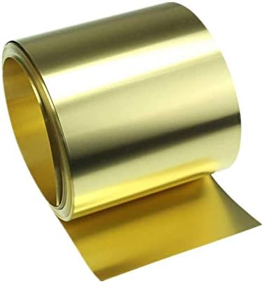 WSABC Brass Copper Foil Placa H62 Folha de segurança de metal de cobre puro para experimento de eletrólise,