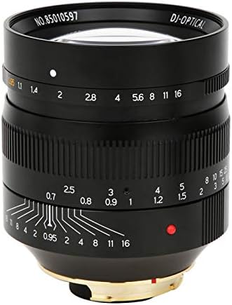 Tomanteragem manual lente, f0.95 Design de abertura de grande espelho Lente de retrato de câmeras de câmeras de