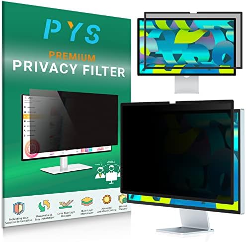 Pys Removable IMAC Privacy Screen de 27 polegadas compatível com a tela Apple Studio, monitor Screen