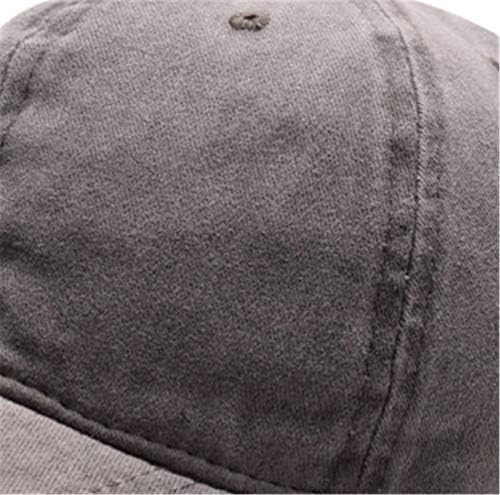 Andongnywell Chapéus de algodão vintage lavados homens homens de baixo perfil boné de beisebol twill