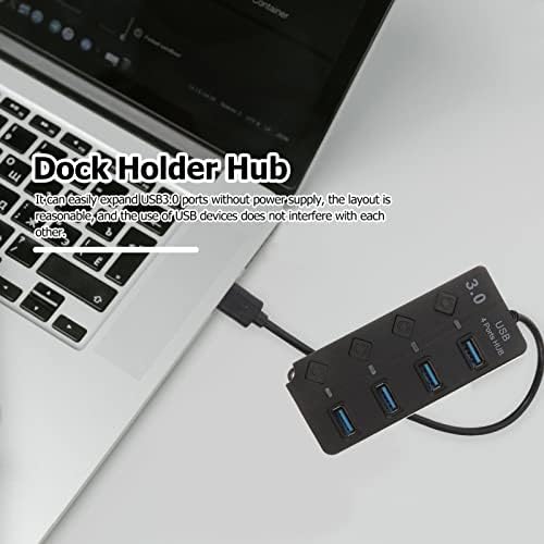 Solustre -port USB - estação de acumulação de dock mm com suporte de porta de laptop por porta