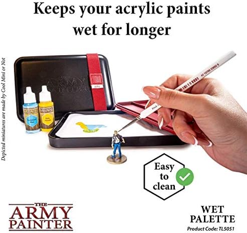 O pacote de pintura mega pintura de pintores de pintores do exército com paleta molhada - kit de pintura