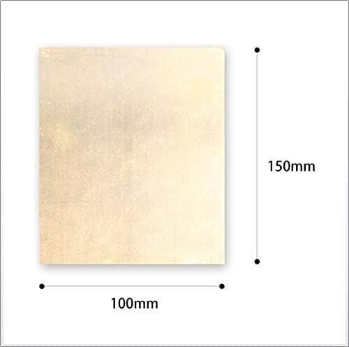 Nianxinn Metal Placa de folha fina de folha folha de folha de metal de cobre puro Placa de papel alumínio 1 mmx 100 x 150 mm Placa de cobre de cobre cortada folha de cobre puro