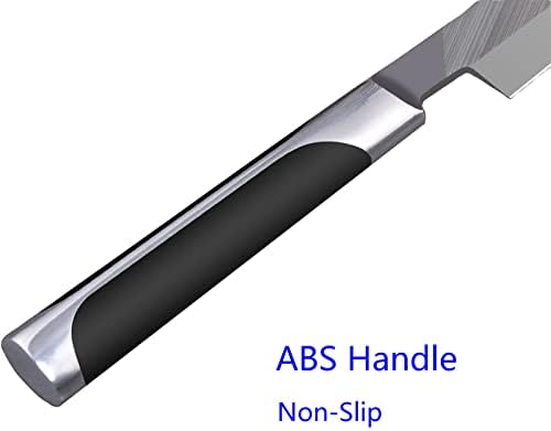 Faca de faca de sushi de chuyiren- faca- 9,5 polegadas 2pk, alça de aço inoxidável e alça de