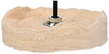 Roda de limpeza de pãezinha de polimento macio de 6 150 mm com broca de fuso de 6 mm