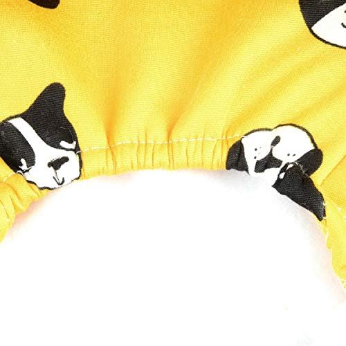 Zunea Pijama de cachorro pequeno cachorro pjs macacão macio de algodão macio roupas de dormir