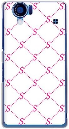 Second Skin S Monogram White X Pink Design por ROTM/para Aquos Phone 102Sh II/Softbank SSH122-PCCL-202-Y353