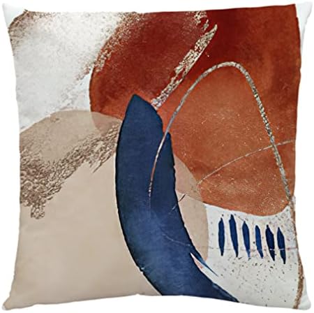 Diob boho arremesso de travesseiro conjunto de 4 ， 18 x 18 polegadas meados do século moderno