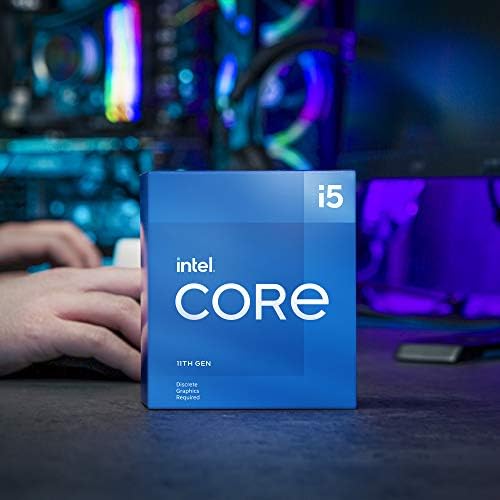 Intel® Core ™ I5-11400F Processador de desktop 6 núcleos de até 4,4 GHz LGA1200 65W