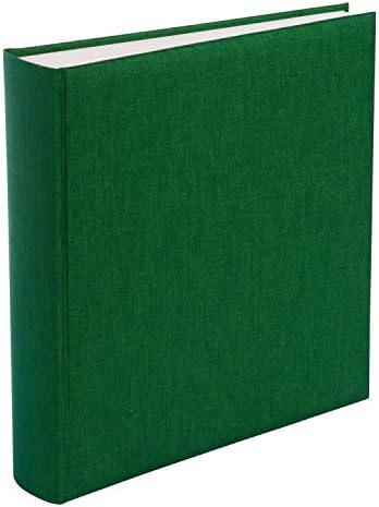 Álbum de fotos de tendência Goldbuch 25 x 25 cm, 60 páginas com pergamina, verde escuro, 30x31 cm