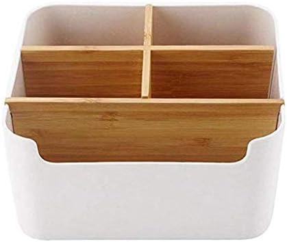 Caixa de armazenamento UXZDX - caixa de armazenamento de bambu de mesa