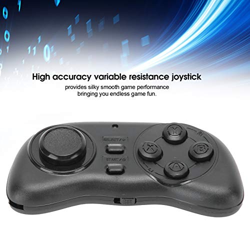Mini controlador de jogo sem fio, Mini Bluetooth Gamepad portátil com a distância de controle de 32,8 pés