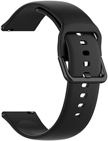 Ajuste para Samsung Galaxy Watch Active 2 Watch Bands, Silicone Reduação de Silicone de 20mm Straps de pulseiras Fit para Garmin Vivoactive 3 Música Mulheres homens