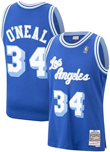 Shaquille O'Neal Los Angeles Lakers masculino de 1996 Jersey Blue Swingman