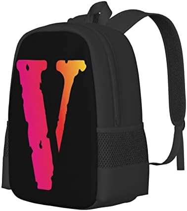Veezha Big V Backpack de laptop casual leve para homens e mulheres livros escolares para meninas