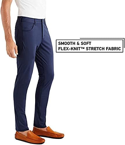 Rhone Men's Men's Comuter Five Pocket Slim Fit Pant, conforto premium, tecido esticado de 4 vias