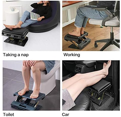 A apoio de pé ajustável em Homesprit com o pé de descanso de pé macio removível max-carregamento de 140 libras