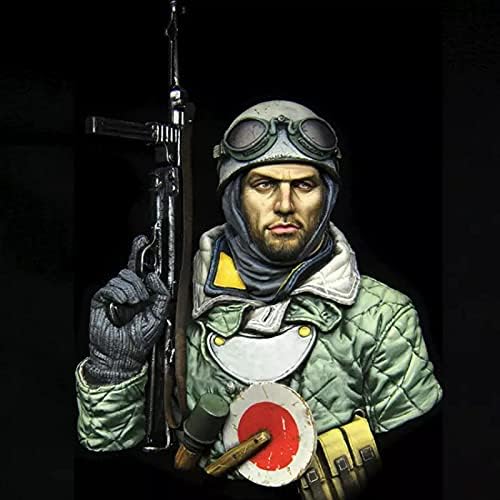 ETRIYE 1/10 Modelo de Busto de Caractere de Resina Segunda Guerra Mundial Paratrooper Modelo Cast Modelo Busto