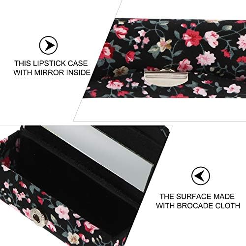 Caixa de batom de bolsa da carteira de valiclud, com espelho para bato de batom de bato -lipstick
