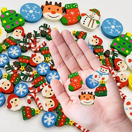 A borracha de Natal para crianças, 80 peças Mini Borracas
