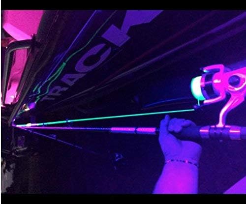 6 pés LED Black Light Night Fishing Led Strip UV Ultraviolet Boat Bass Fishing 12V DC Pontoon