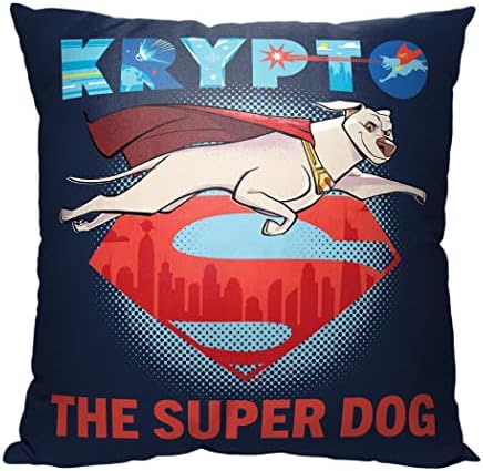 Northwest Pillow, 18 x 18, DC League of Super-Pets-Super Krypto