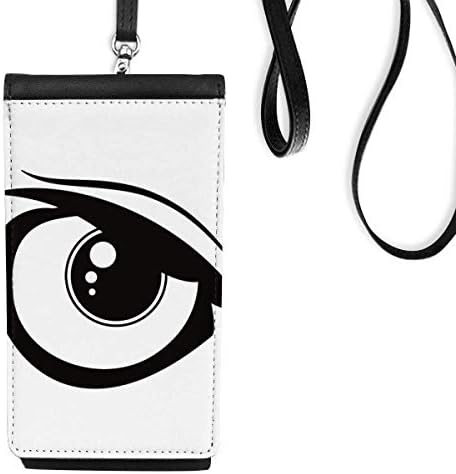 Vetor ocular decoração preto padrão de carteira de telefonia pendurada bolsa móvel bolso preto bolso preto