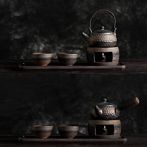 Razzum Chinese Gongfu Conjunto de chá de 230 ml de espessura de chá de cerâmica de cerâmica Cerâmica Kungfu Conjunto de chá quente Conjunto de chá de estilo japonês