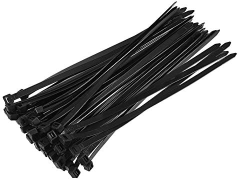 Fixson Multi-Purpose Cable Ties tamanhos variados 4+6+8+10+12 polegadas de bloqueio de nylon auto-bloqueio