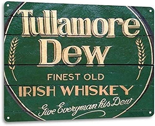 GCOCL Tullamore Dew Irish Whisky logotipo retro decoração de parede bar homem caver