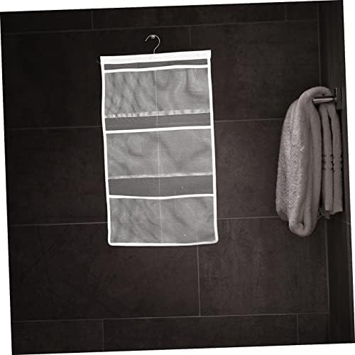 Zerodeko 1pc Banheiro de banheiro para pendurar bolsas organizadoras de malha banheira de banheira pendurada saco de higiene saco de malha grande bolsa de malha de malha de banheiro