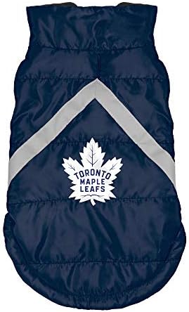 Littlearth Unissex-Adult NHL Toronto Maple Leafs Put Puffer Colle