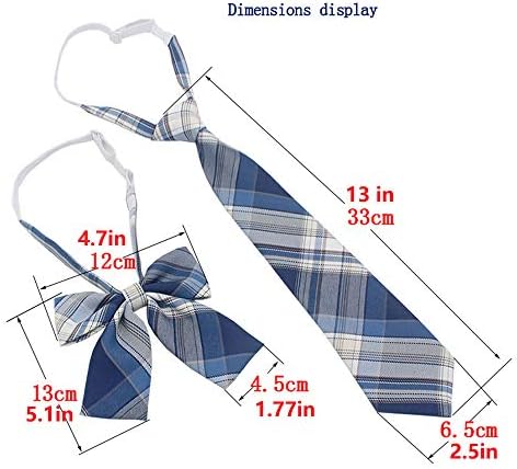 Full Solid Color Bow Student Student Sailor Suit Bowknot Fita ajustável