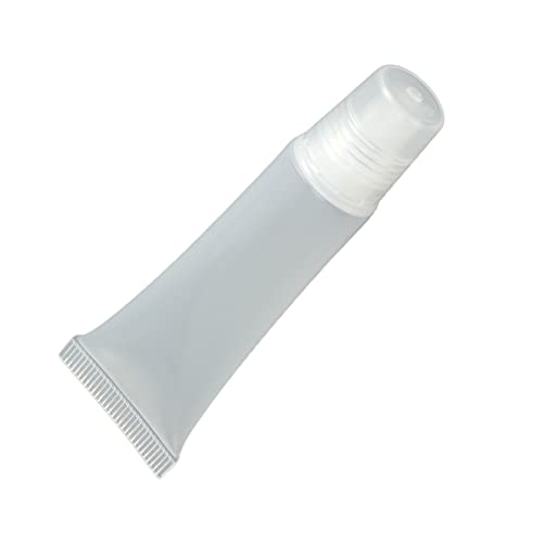 Tubo de brilho labial, contêiner portátil de brilho labial de PVC para viagem em casa