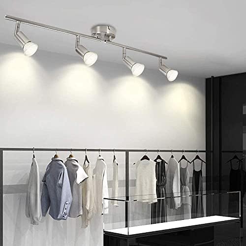 Dllt Modern LED 4 kit de iluminação de trilhas leves, parede de montagem nivelada ou luminárias de luz de teto,