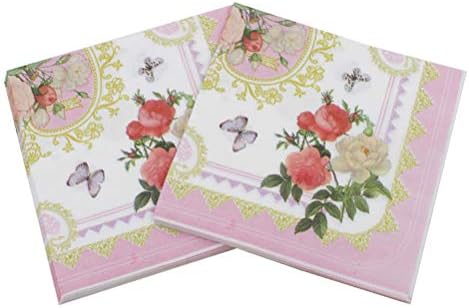 100 pacote de papel floral de papel floral guardana