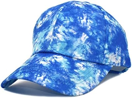 TIY Dye Hat Baseball Cap da moda sem construção de verão respirável algodão esportivo ajustável Hat para homens