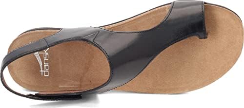 Dansko Reece Sandal for Women-sola de borracha leve para roupas de longa duração-Casual versátil a calçados elegantes com gancho e alça