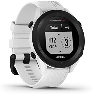 Garmin Approach S12 Premium GPS Golf Watch, branco com pacote Wearable4U Power Pack