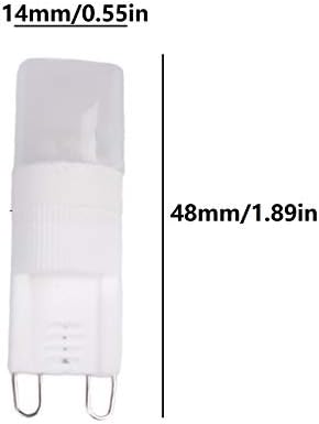 YDJOO G9 Bulbo LED 2W Bulbos de espiga LED de LED de 20w Luz de halogênio equivalente a diurço Branco