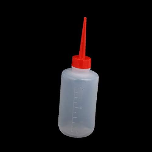 X-Dree 250ml Cilindro de plástico Forma de bico reto Brinco de água Distribuindo a garrafa (novo LON0167 250ml