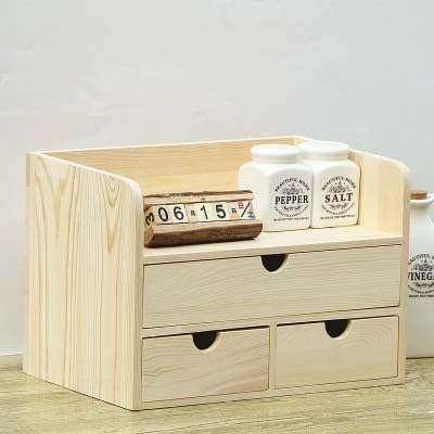 Gavetas de mesa de escritório anncus Cosméticos Caixa de armazenamento de madeira de madeira caixa de armazenamento