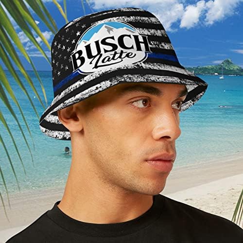Chapéu de balde de cerveja para mulheres homens adolescentes, compacível reversível chapéu de sol compacável