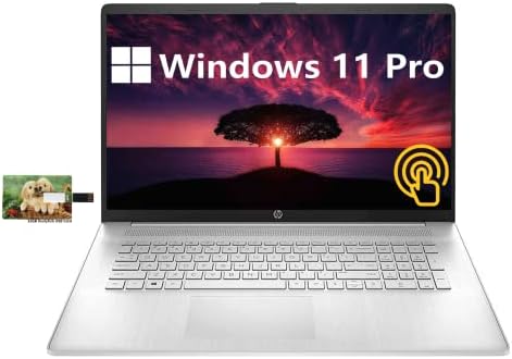 HP 17.3 Laptop de negócios em tela sensível ao toque HD