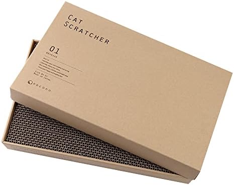 Necono Cat Scratcher Cardboard, Cat Scratch Pad, promove um crescimento saudável das unhas