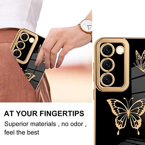 Bitobe projetado para Samsung Galaxy S23 PLUS 5G Case Butterflies Cute Butterflies Design para mulheres