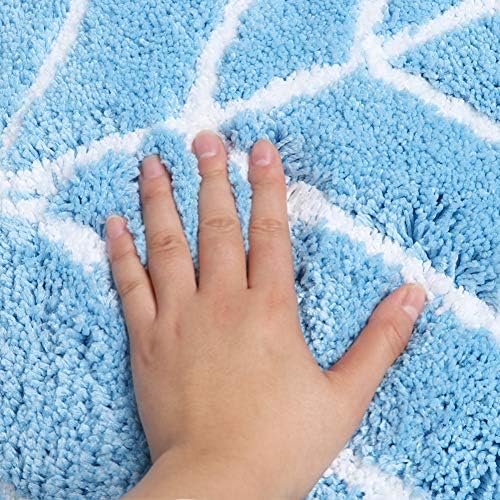 Capacho fofo para crianças - tapetes de banheiro absorvente de microfibra - tapete de piso do tapete da porta da frente, forma de folha 19,7 x 37,4
