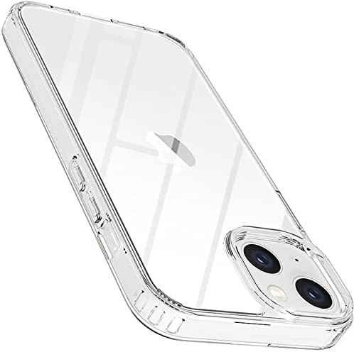 [5-em-1] Ezavan projetado para iPhone 14 com tela e protetor de câmera, cristalino limpo | Não amarelo | À prova