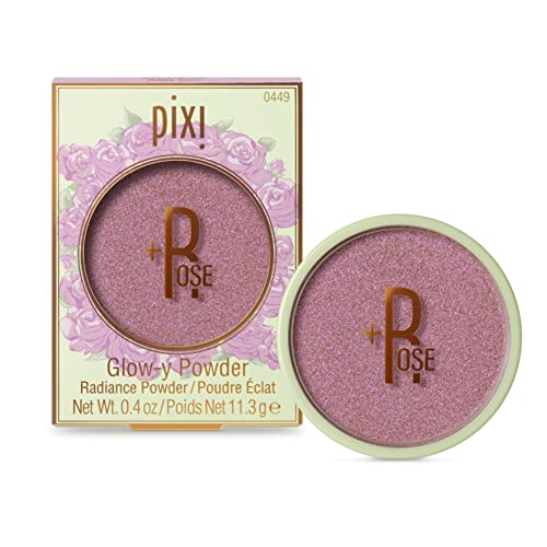 Pixi bauty +rosa brilho em pó | Extrato de rosa Infundido colorido Torno acalma e hidrata a pele