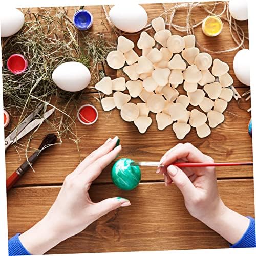 AMOSFUN 150 PCs Craft de madeira DIY para crianças artesanato Diy Ornament Craft Círculos de madeira